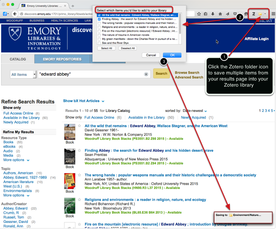 Collect References Zotero Reference Manager Research Guides at