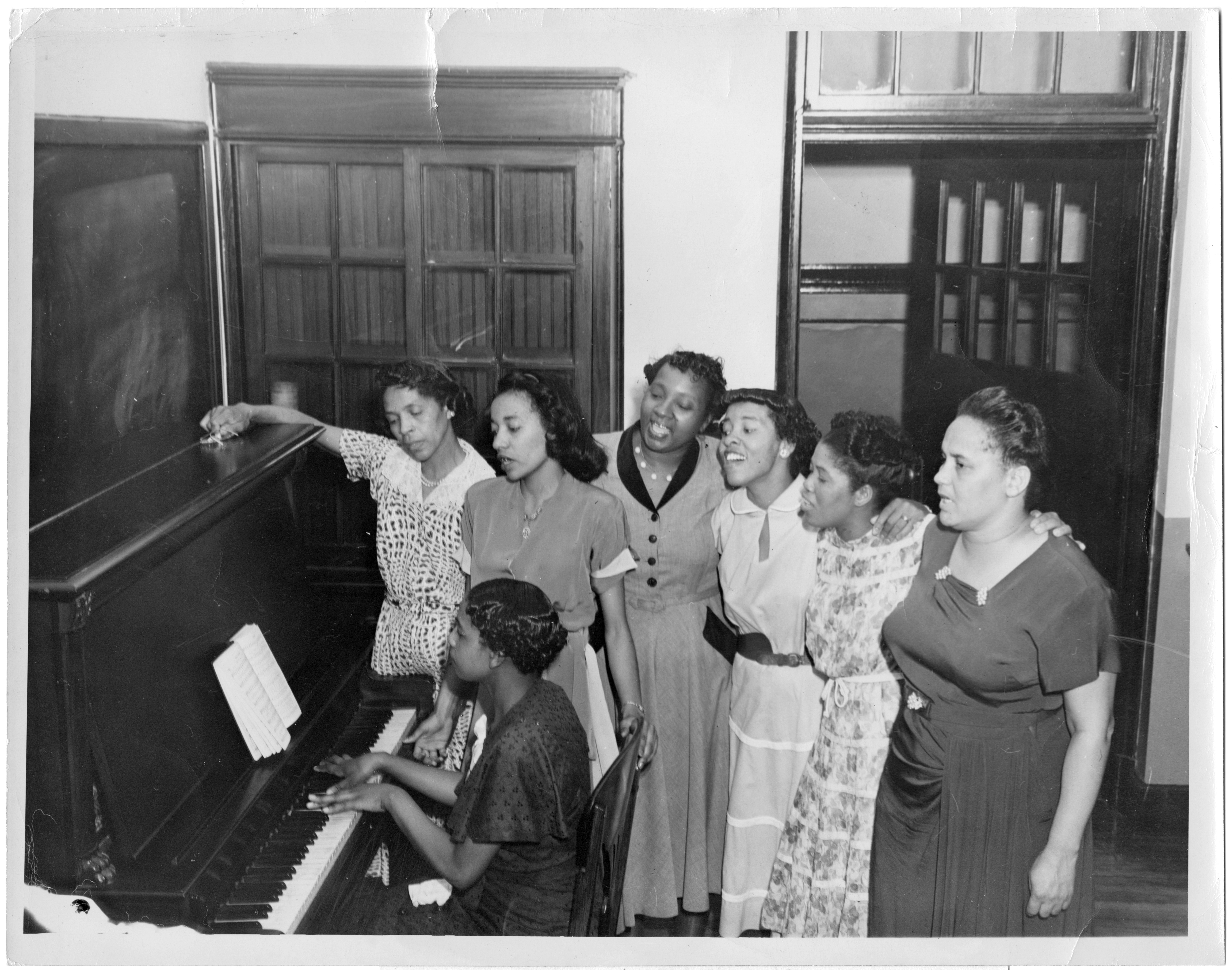 Women's Department singing
