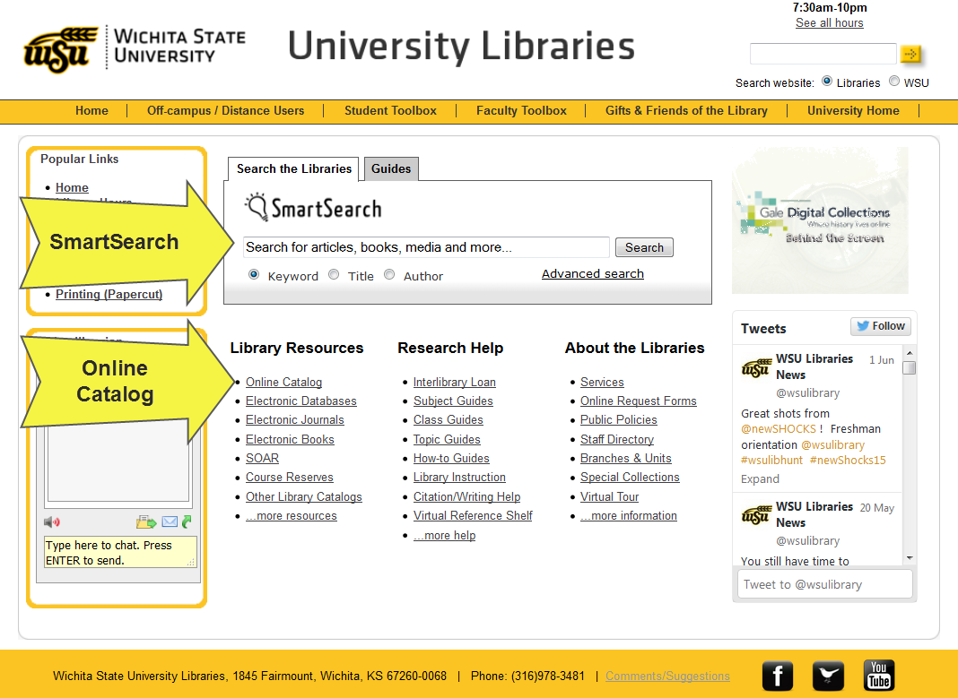 Math Science Upward Bound LibGuides at Wichita State University