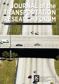 Journal of the Transportation Research Forum Cover