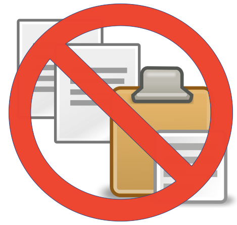 Copy and paste computer icons with no symbol