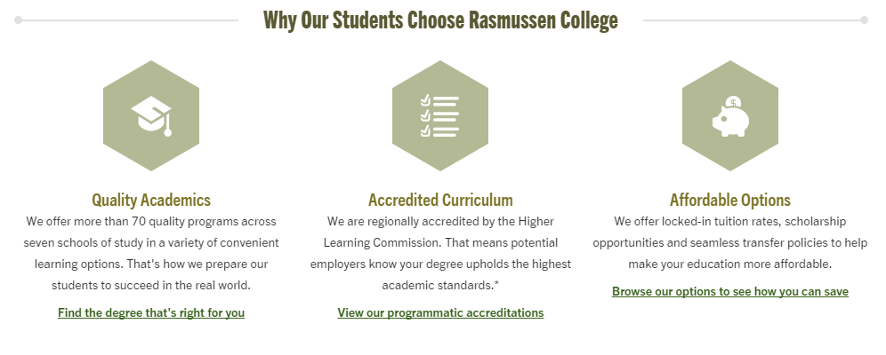 Why Students Choose Rasmussen University