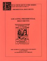 Presidential Documents research guide PDF