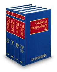 book cover: California Jurisprudence, 3rd Series