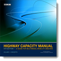 Thumbnail of the Highway Capacity Manual 6th ed.