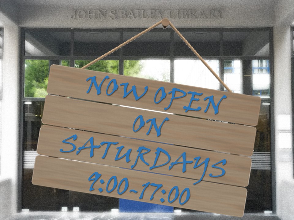 Announcements John S. Bailey Library at DEREE The American College