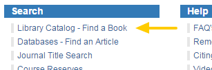 Library Sitemap: Find Catalog Library Sitemap: Find Catalog