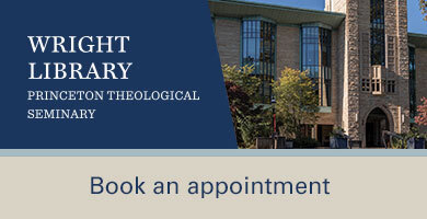 Photo of Wright Library with the text Book an appointment