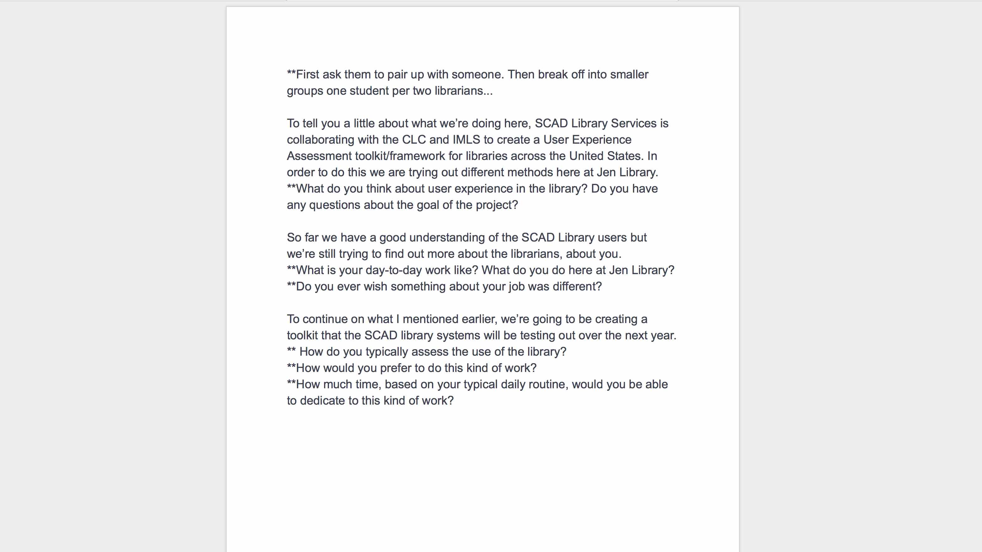interview questions for librarians
