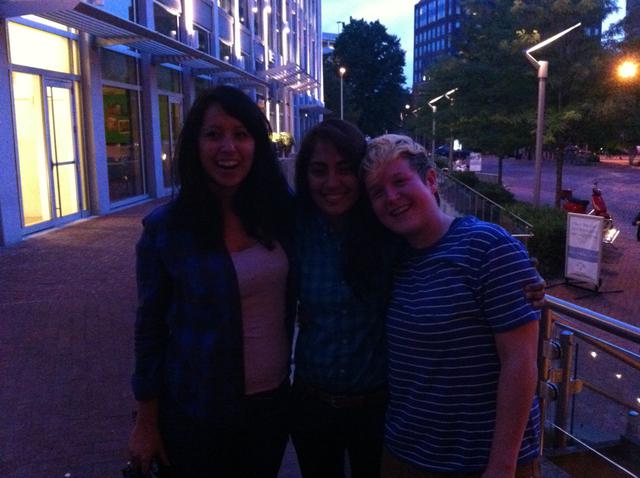 Last night in Mass. with Ashley, Jane, and Emma