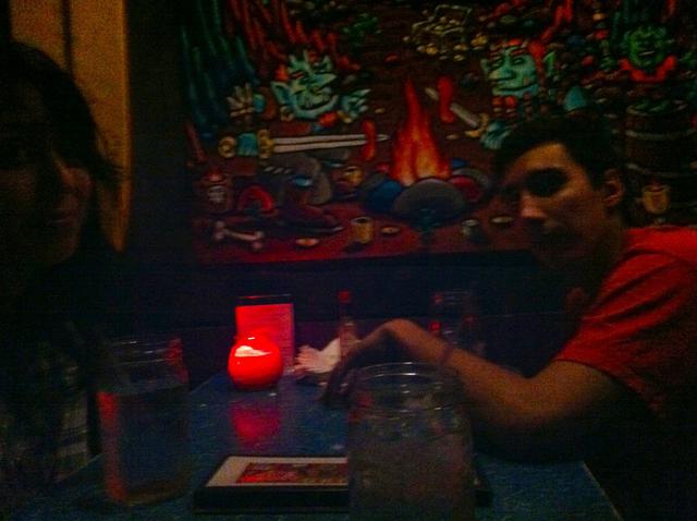 Dinner at Redbones with Luis and Christina