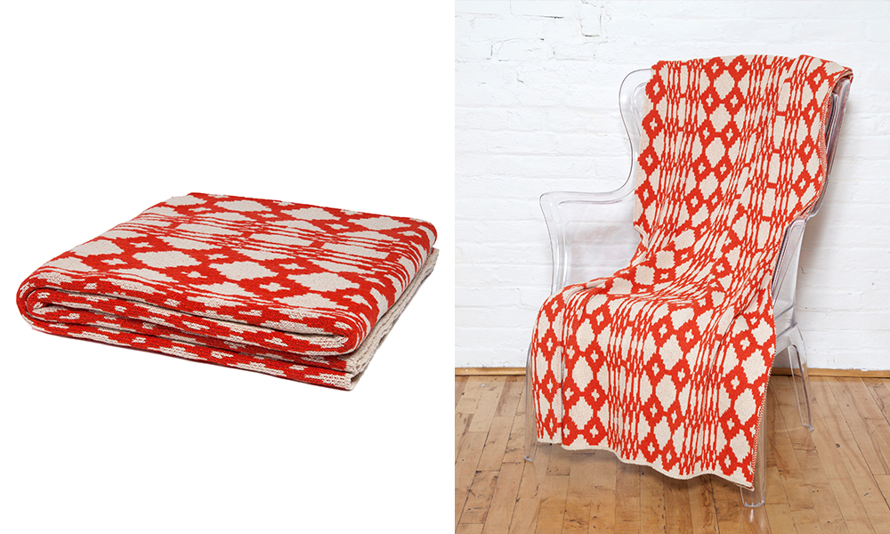 Color Crush: Ember Stacy Garcia for In2green: Southwest Throw Blanket - Spice