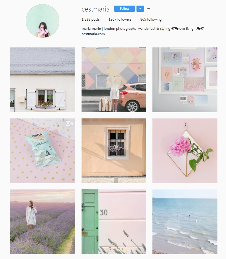 color Instagram inspiration
