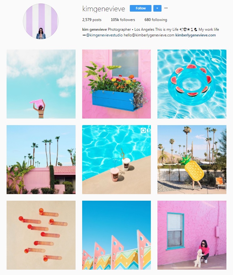 color Instagram inspiration