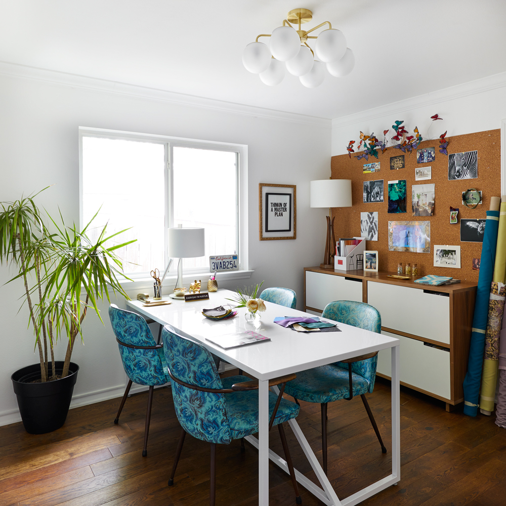 Jennifer Fisher East Austin Home: Office 