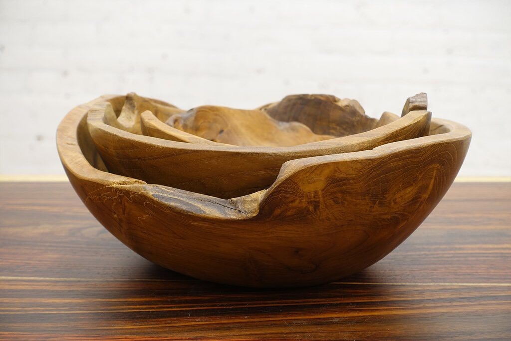 Teak Nesting Bowls