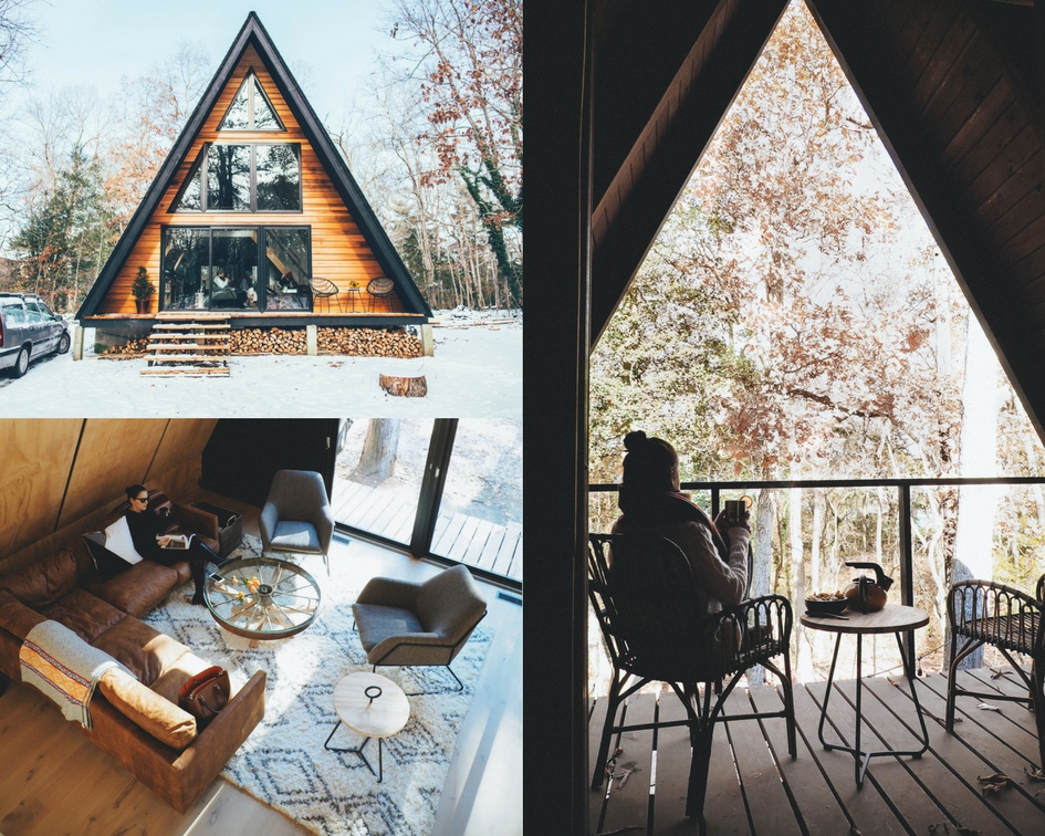 Lokal A Frame: Maurice River, NJ - Life-Styled.net - Winter Cabin Guide