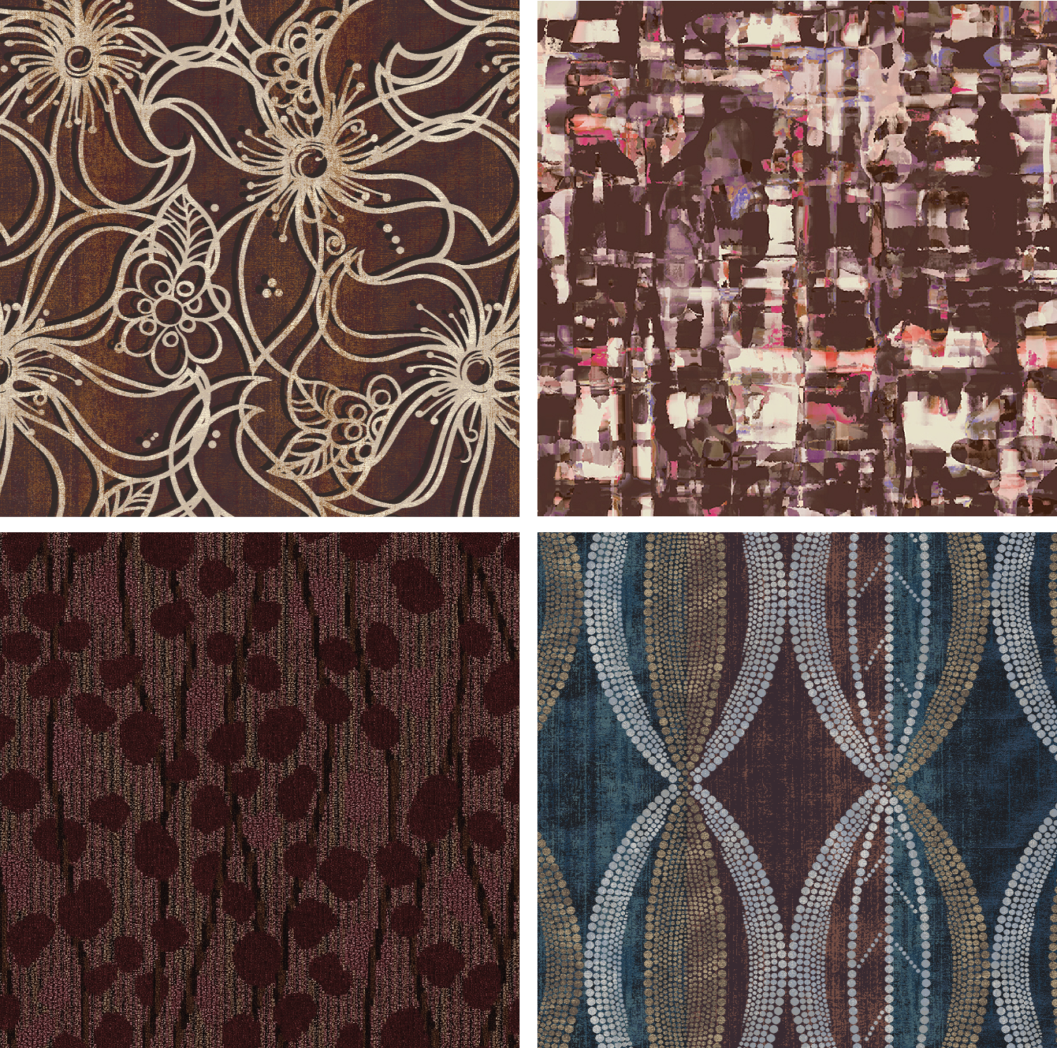 Stacy Garcia Commercial Patterns Merlot