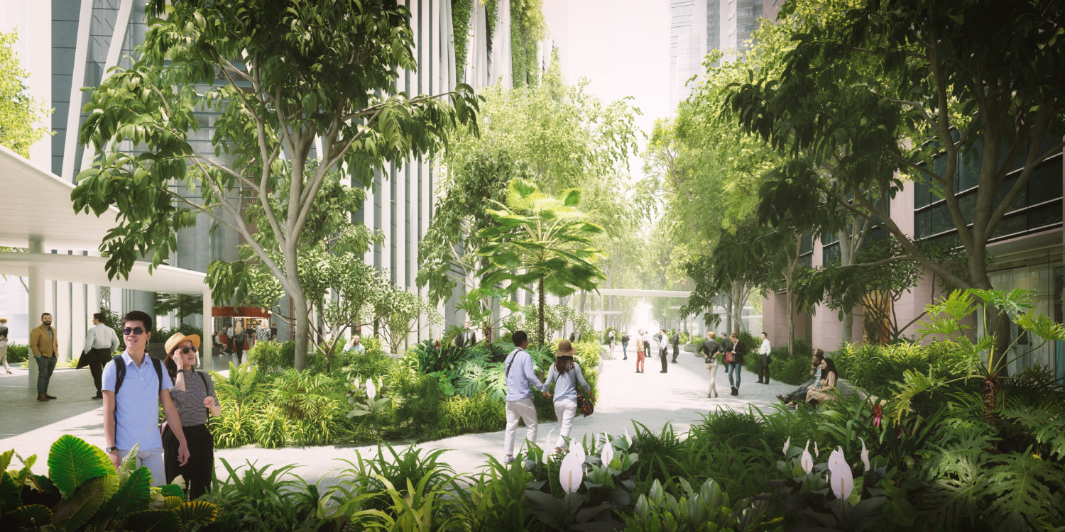 88 Market Street Singapore Pedestrians BIG (Bjarke Ingels Group)