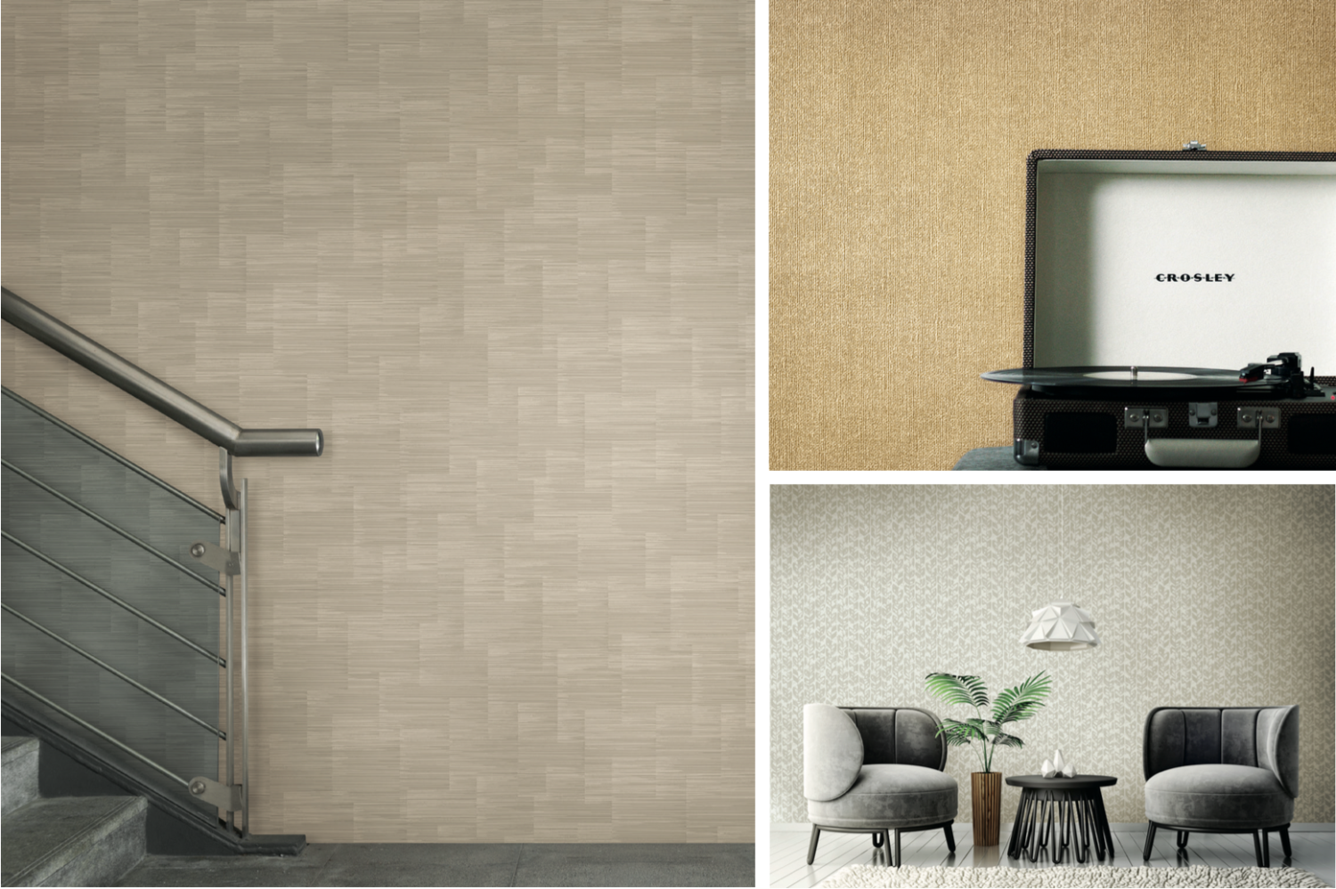 Stacy Garcia for York Wallcoverings: Blox, On Beat, Imprint/Imprint Shine