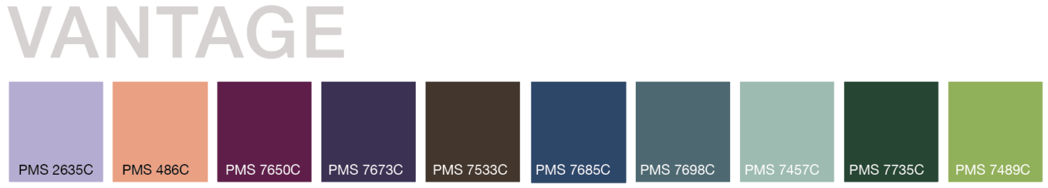 Vantage Trend Color Palette