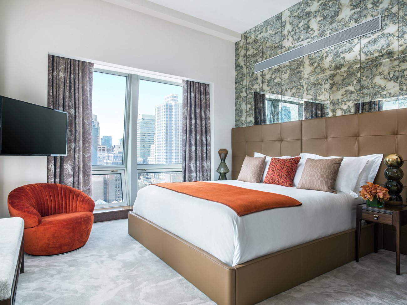 Roche Bobois Presidential Suite, West Bedroom, Photo by Michael Weber