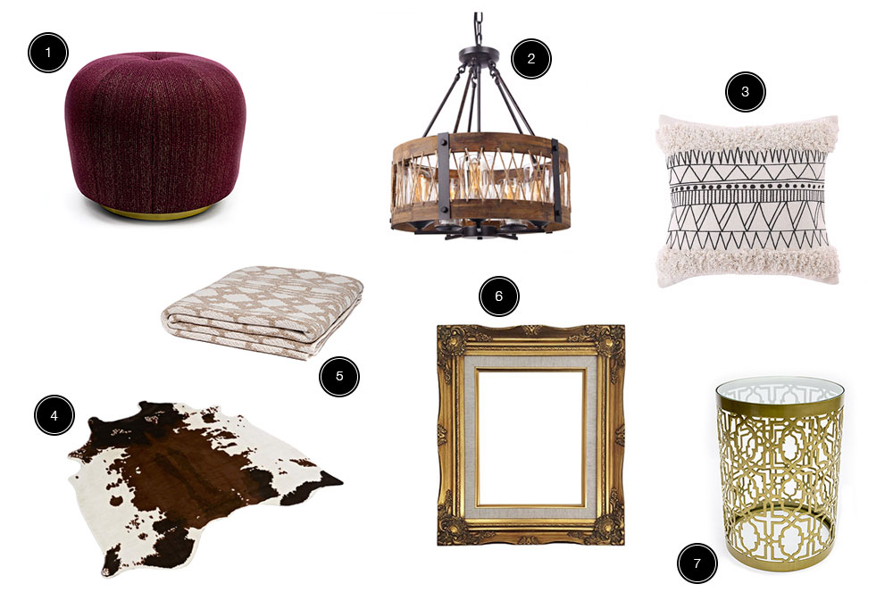 Get the look of Bailey's home with these products.