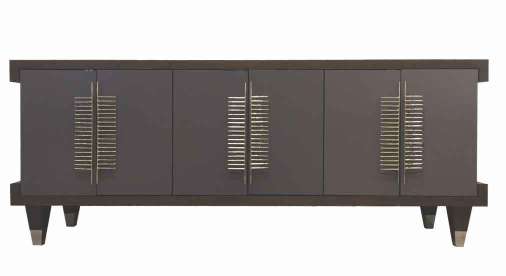 Art of the Table: Simon credenza from Robin Baron - "Put [your good silver] in a drawer that's easily accessible."