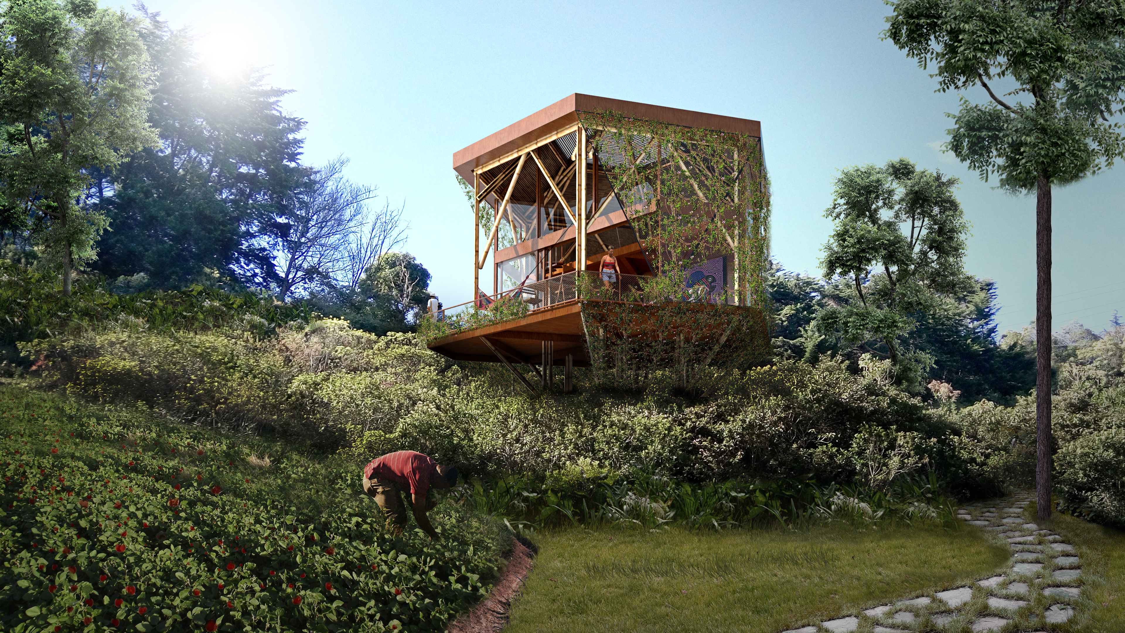 Cannúa Ecolodge - Cabaña and Garden