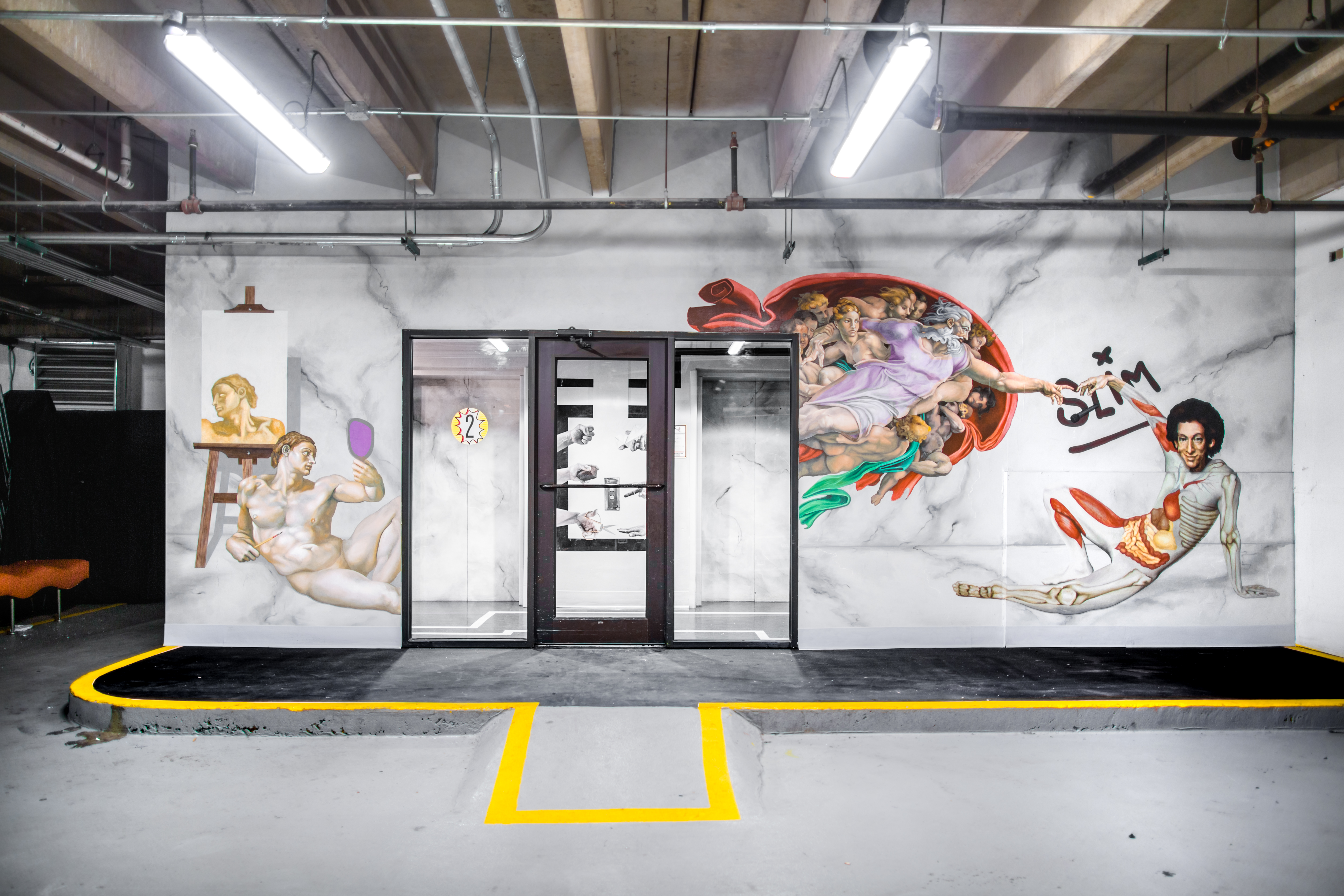 Life-Styled by Stacy Garcia_The Unfound Door_The Curtis Hotel Parking Mural