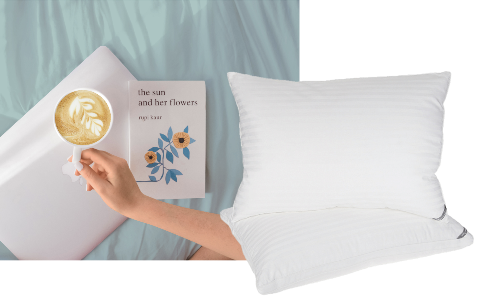 Life-Styled by Stacy Garcia_2020 Mother's Day Gift Guide_Stay by Stacy Garcia Baratta Sheet Set and Stay by Stacy Garcia S/2 Standard/Qn Duet of Down Luxury Pillows