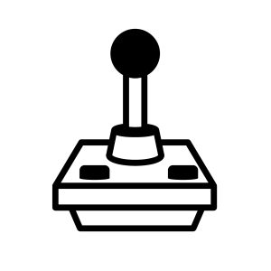 Video gaming and game consoles icons