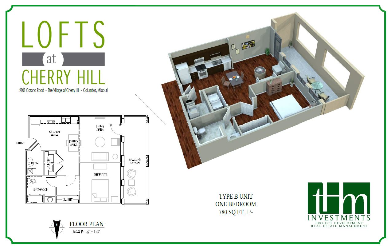 Apartments in Columbia, Mo The Lofts at Cherry Hill