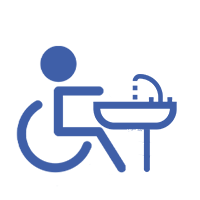 Custom wheelchair accessbile sink wheelchair accessbile sink icon