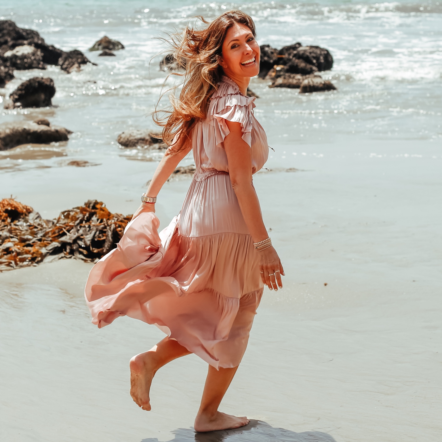 PUMIEY Mesh Long Sleeve Bodysuit … curated on LTK
