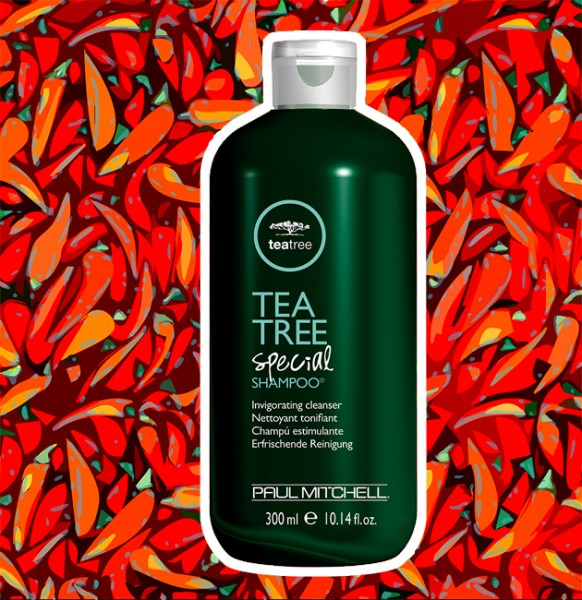 Xampu Tea Tree da Paul Mitchell (R$ 113) formulado com hortelã, pimenta e lavanda 010616-tea-tree-pimenta