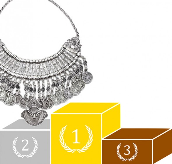 Santa Prata com várias medalhinhas pro time todo! (R$ 410) 190816-colar-medalha-olimpica-17