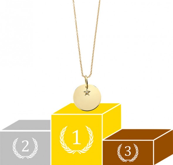 Com detalhe de estrela, da H. Stern (R$ 2.070) 190816-colar-medalha-olimpica-4
