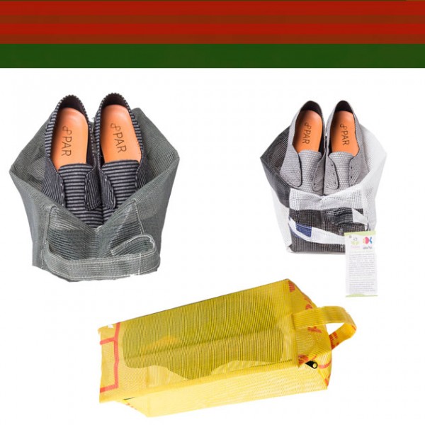 A Par é uma marca de tênis (R$ 172 cada) feitos com material ecológico - a bolsinha que acompanha é feita em parceria com o Cardume de Mães, um coletivo formado por mulheres da ONG Projeto Arrastão. A venda dos acessórios gera renda pra essas mulheres! Legal, né? Clica pra ver mais opções! 211116-compras-com-proposito-natal-4