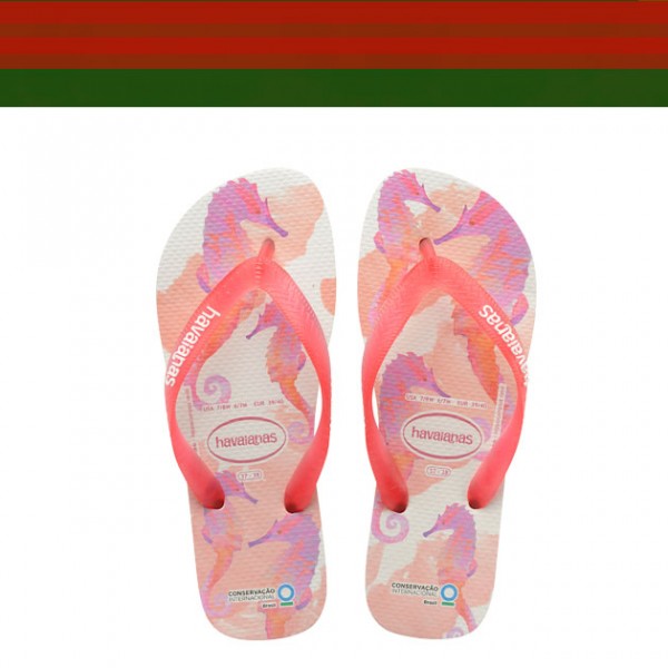 A linha Eco da Havaianas Conservação Internacional (R$ 34,90) destina 7% da receita pra instituições de preservação ambiental – a Conservação Internacional (CI) cuida da biodiversidade marítima! 211116-compras-com-proposito-natal-7