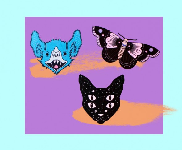 E patches soltos, pra você customizar sua jaqueta, sua calça, sua blusa? Olha as criaturas da noite da Insomnie (R$ 29,90 o kit) - demais, né? 091016-patch-insomnie