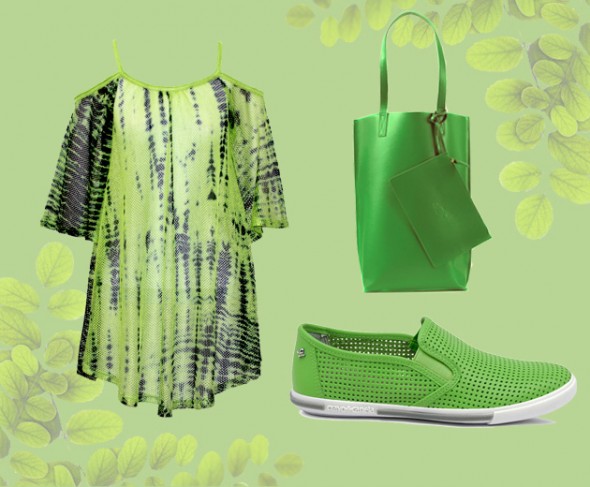 Bata Cecilia Prado (R$ 578), bolsa 409 (R$ 310) e sapato Cravo e Canela (R$ 129,99) 201216-consumo-greenery-10