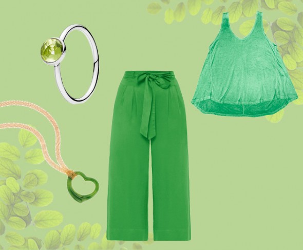 Anel Pandora (R$ 215), colar Tiffany (R$ 14.935), calça Lez a Lez (R$ 302) e regata Hering (R$ 69,99). E aí, curtiu? 201216-consumo-greenery-12