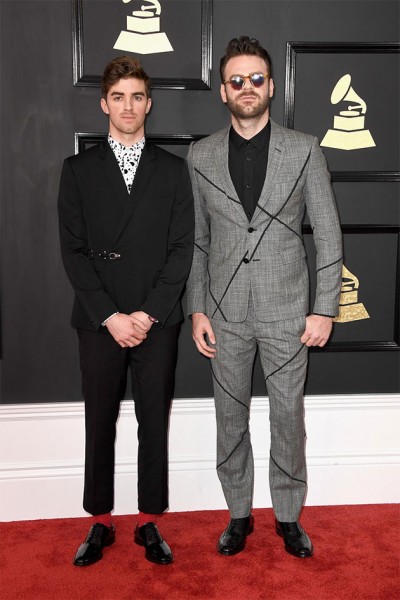 The Chainsmokers de Dior 120217-grammy-chainsmokers