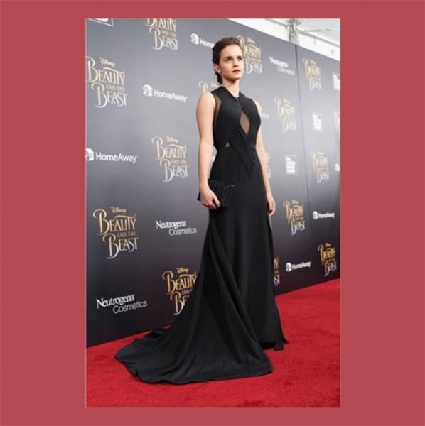 Vestido preto da Givenchy em seda orgânica certificada! A clutch é da BottleTop, de lacres de latinha - o trabalho deles é produzido aqui no Brasil! Joias de Ana Khouri, com ouro de comércio justo! 200417-instagram-emma-watson-sustentavel-1