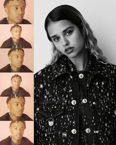Os rappers Tommy Genesis e Rejjie Snow 040917-versus-versace-6