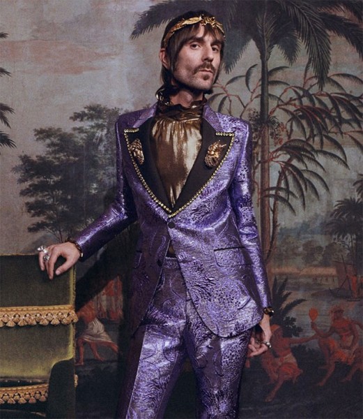 O músico Francesco Bianconi 150917-gucci-francesco-bianconi
