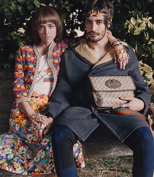 A artista Sofia Mattioli e o cineasta Matteo Zoppis 150917-gucci-sofia-mattioli
