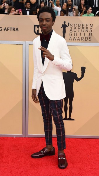 O mais fashionista do 210118-sag-caleb-mclaughlin