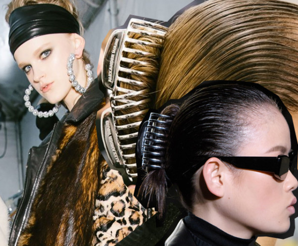 Penteados bem na onda noventinha nos desfiles da Semana de Moda de NY - vem ver e se inspirar! 140217-cabelo1
